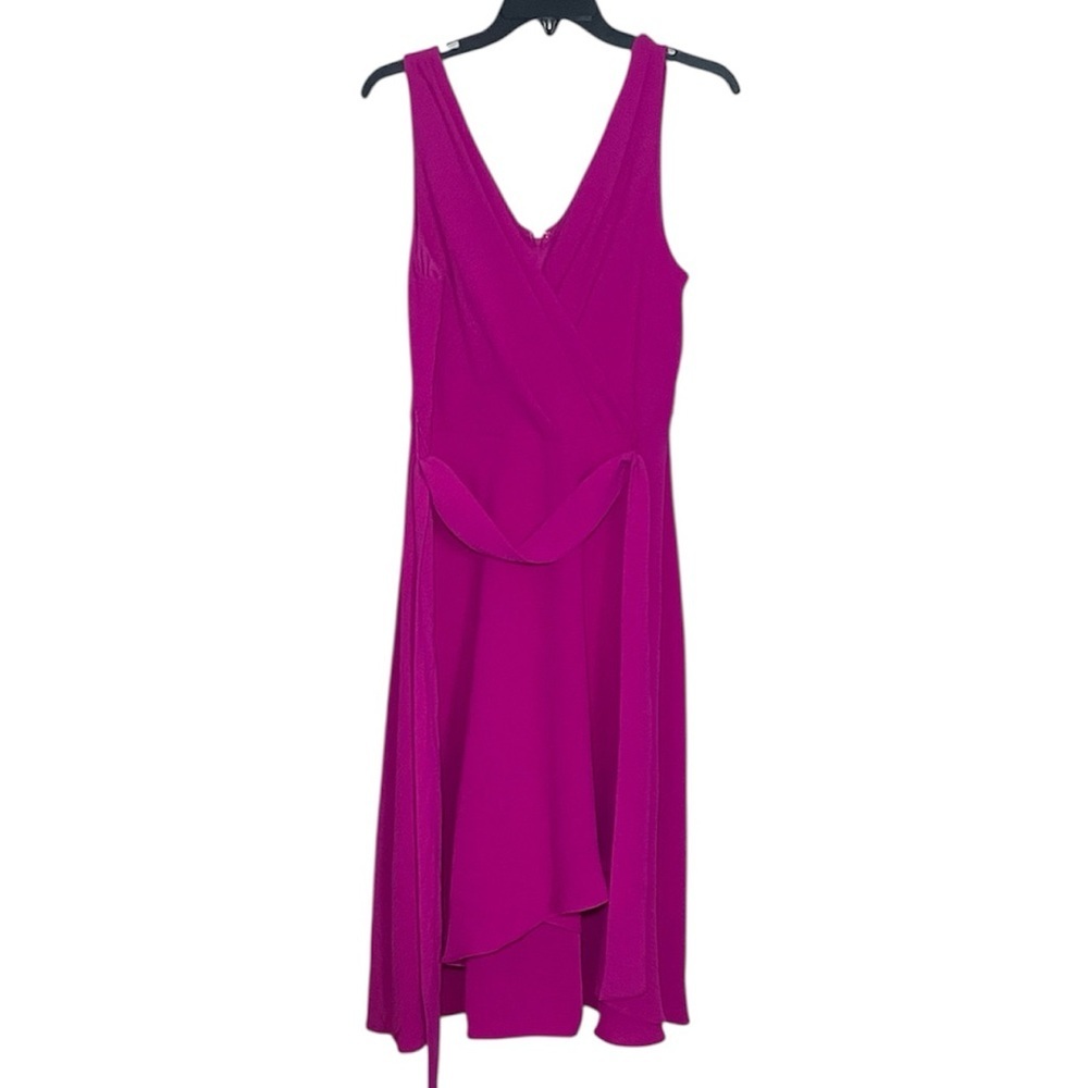 DKNY Fuchsia High Low Dress sz 10 - Picture 2 of 7